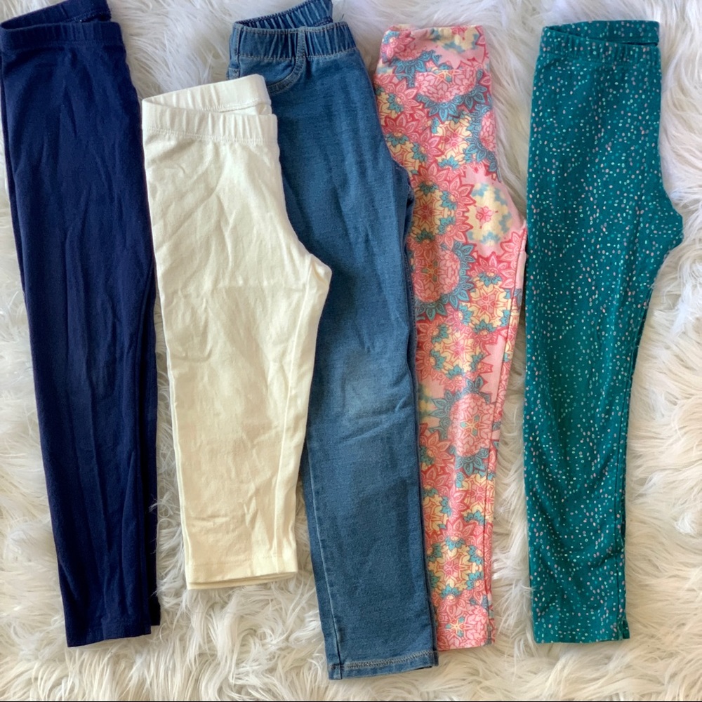 Girls legging/jegging bundle size 4/5T